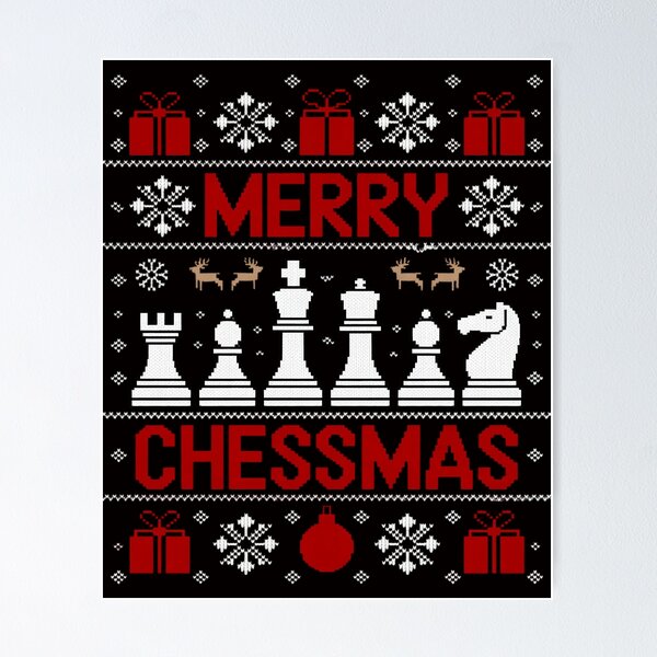 Item preview, Chess Player Merry Chessmas Christmas Ugly Sweater designed and sold by BotboutiquePre.