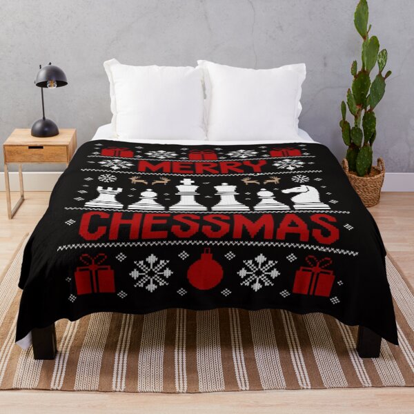 Item preview, Chess Player Merry Chessmas Christmas Ugly Sweater designed and sold by BotboutiquePre.