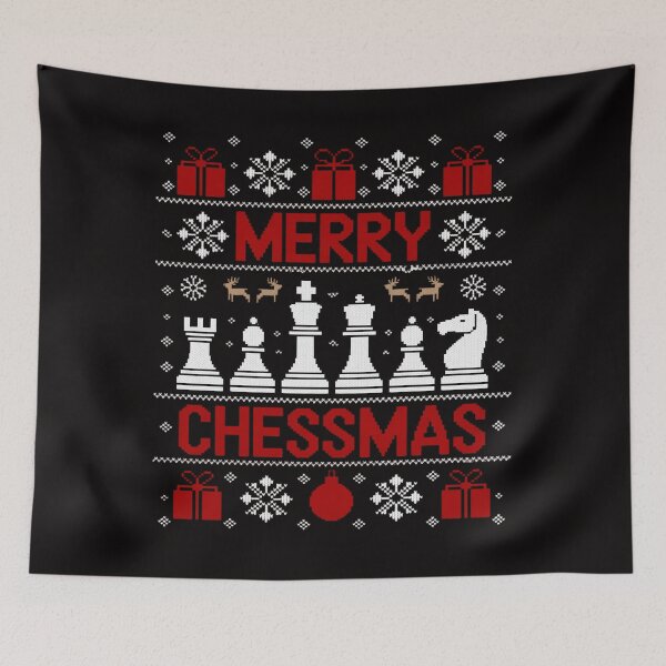 Item preview, Chess Player Merry Chessmas Christmas Ugly Sweater designed and sold by BotboutiquePre.