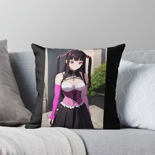 Item preview, Dark Lolita Anime Girl: Ruby Toujou in Pink Corset Dress designed and sold by iloveanimechibi.