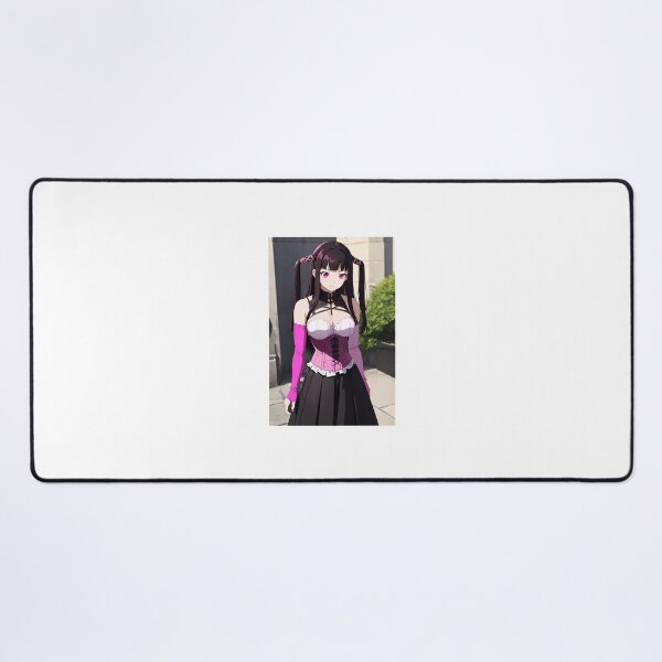 Item preview, Dark Lolita Anime Girl: Ruby Toujou in Pink Corset Dress designed and sold by iloveanimechibi.