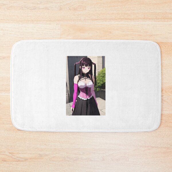 Item preview, Dark Lolita Anime Girl: Ruby Toujou in Pink Corset Dress designed and sold by iloveanimechibi.