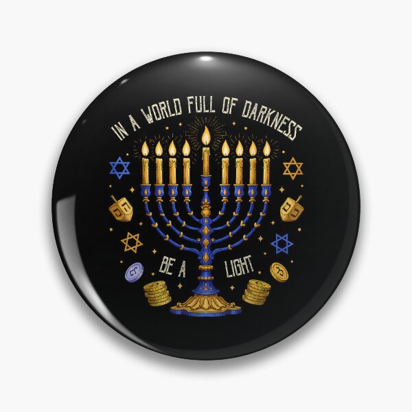 Item preview, Retro Menorah - Be A Light Hanukkah Design designed and sold by SetlockSis41.