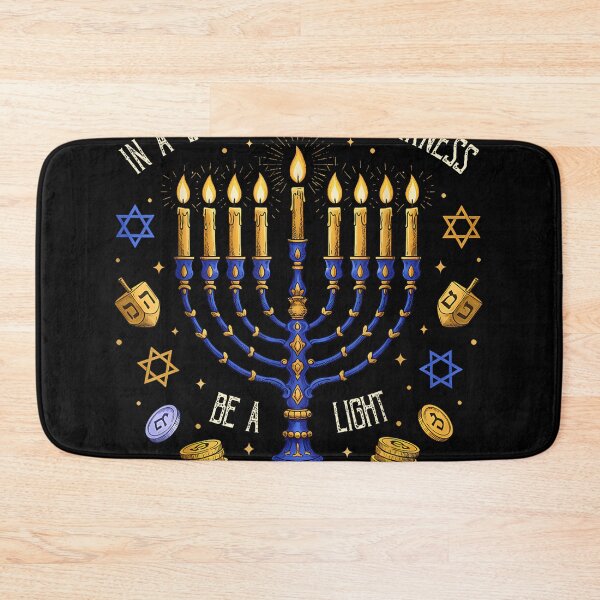 Item preview, Retro Menorah - Be A Light Hanukkah Design designed and sold by SetlockSis41.