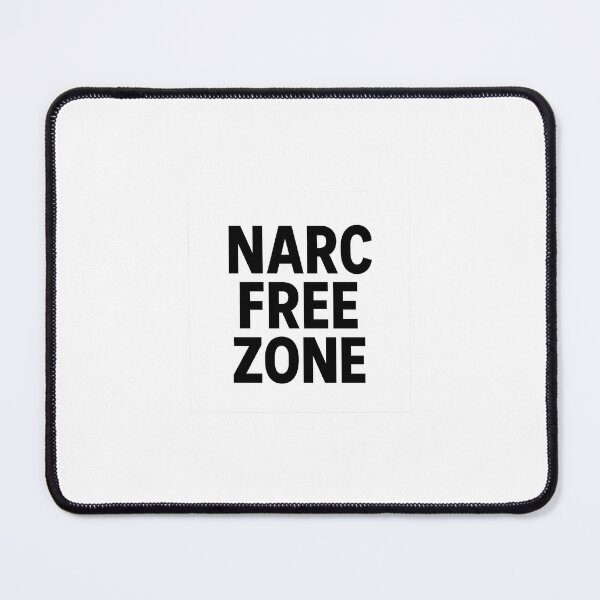Item preview, Narc Free Zone - Bold Typography Empowerment Design designed and sold by Narc-Free & Fabulous.