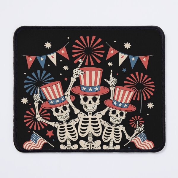 Item preview, 4th Of July Dancing Skeletons Funny Patriotic Men Women Kids designed and sold by lamsaoniutoi.