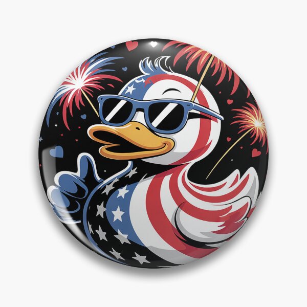 Item preview, 4th of July Duck Firequacker Patriotic Fourth of July Funny designed and sold by lamsaoniutoi.