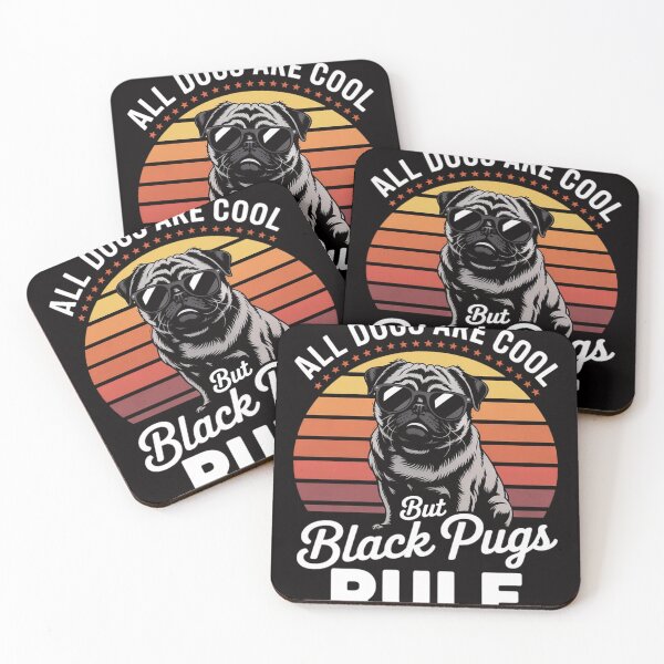 Item preview, Black Pug Lovers Black Pugs Rule  Black Pug designed and sold by BotboutiquePre.