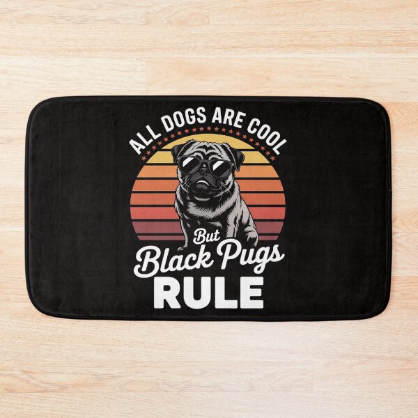 Item preview, Black Pug Lovers Black Pugs Rule  Black Pug designed and sold by BotboutiquePre.