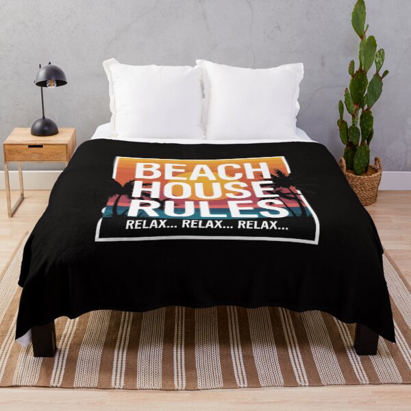 Item preview, Beach House Rules Summer Vacation Gift For Mom & Dad designed and sold by BotboutiquePre.