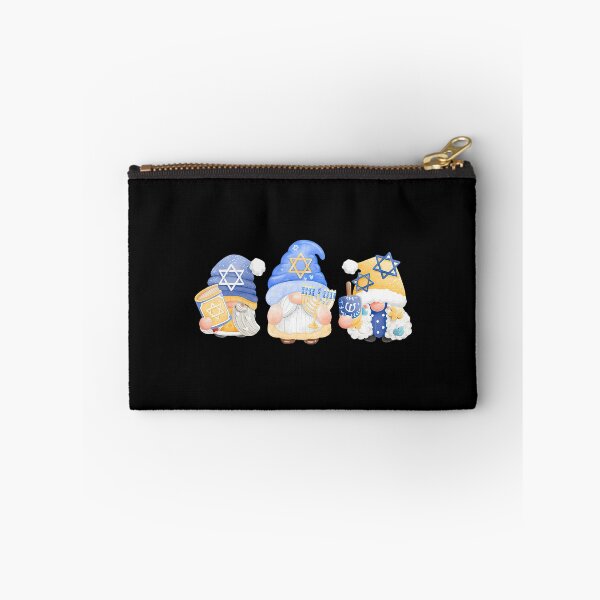 Item preview, Hanukkah Gnome Trio Cute Holiday Blue Menorah Dreidel designed and sold by MargieLauren.