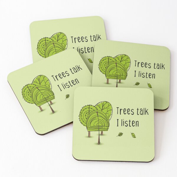 Item preview, Trees Talk I Listen Park Ranger, Tree and hiking designed and sold by Sarcastic designs.