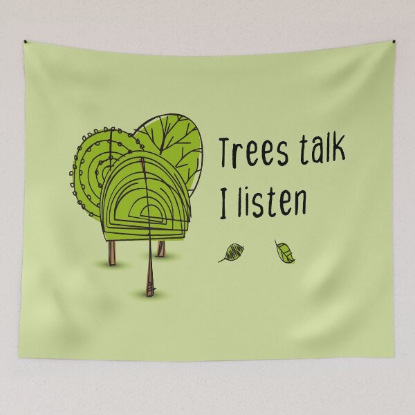 Item preview, Trees Talk I Listen Park Ranger, Tree and hiking designed and sold by Sarcastic designs.