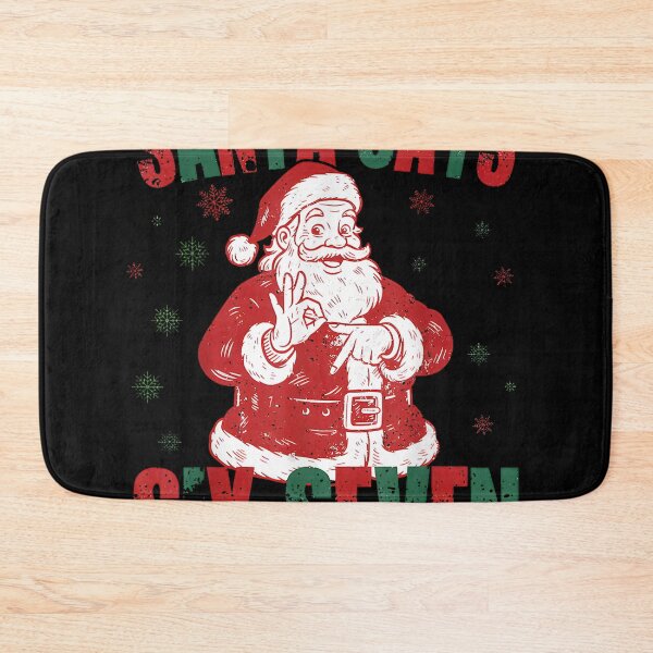 Item preview, Retro Santa 67 Meme designed and sold by SetlockSis41.