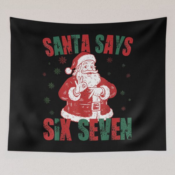 Item preview, Retro Santa 67 Meme designed and sold by SetlockSis41.