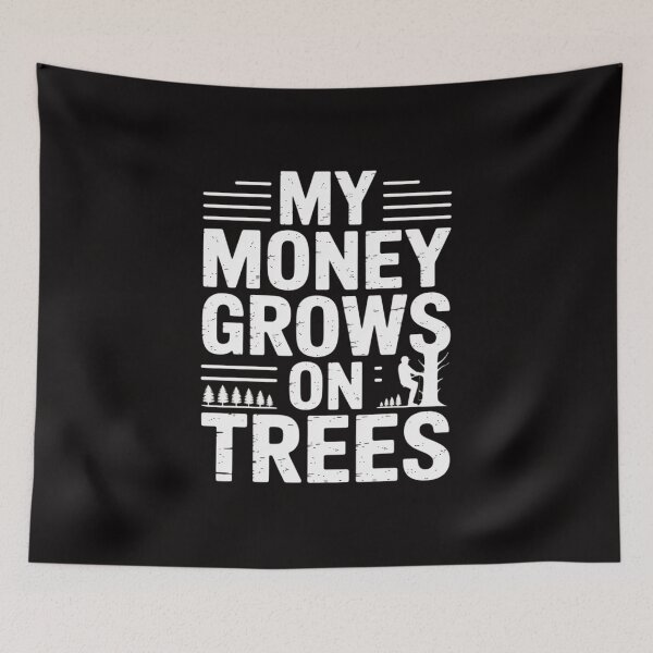Item preview, Arborist Mens Tree Climber My Money Grows On Trees designed and sold by BotboutiquePre.