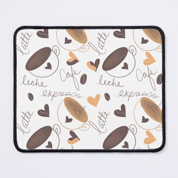 Item preview, Coffee Lovers Doodle Pattern designed and sold by Dreambigdigital.