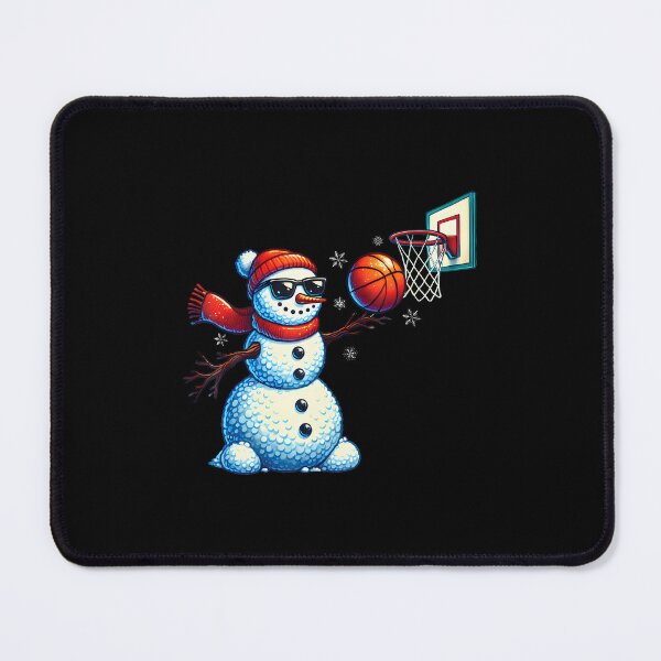 Item preview, Snowman Playing Basketball Lovers Boys Men Xmas Christmas designed and sold by BeulahJoseph.