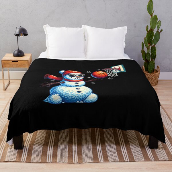Item preview, Snowman Playing Basketball Lovers Boys Men Xmas Christmas designed and sold by BeulahJoseph.