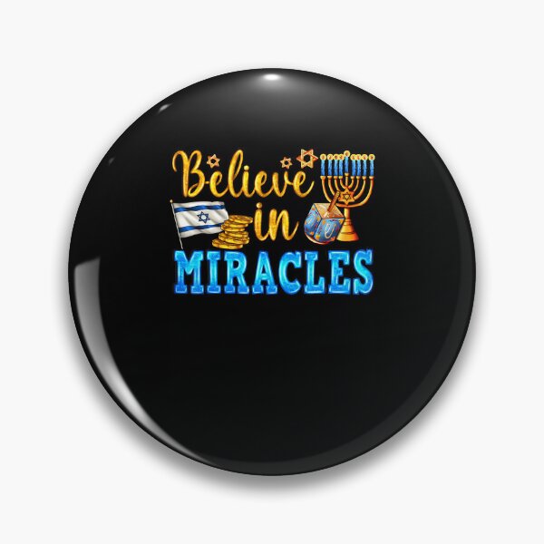 Item preview, Believe In Miracles Hanukkah Gelt Menorah Dreidel Holiday designed and sold by MarionCharleen.
