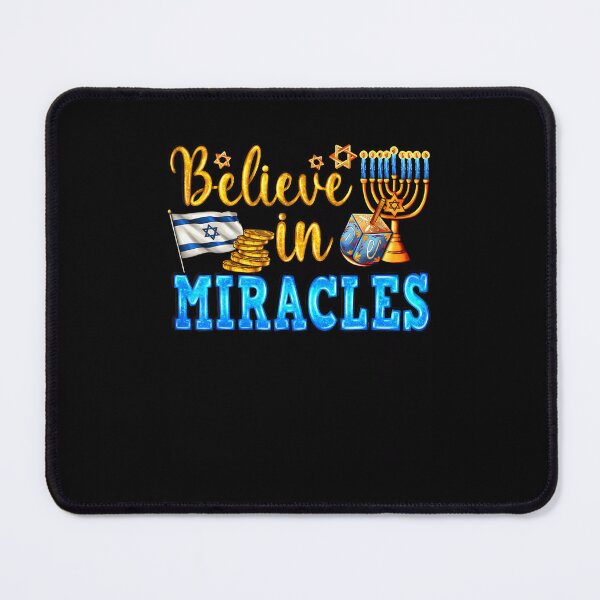 Item preview, Believe In Miracles Hanukkah Gelt Menorah Dreidel Holiday designed and sold by MarionCharleen.