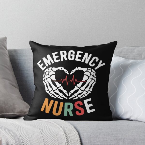 Item preview, Emergency ER Nurse Spooky Skeleton Nursing Halloween designed and sold by Rotasiin.