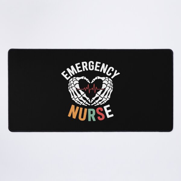 Item preview, Emergency ER Nurse Spooky Skeleton Nursing Halloween designed and sold by Rotasiin.