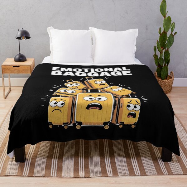 Item preview, Emotional Baggage Funny Psychological Mental Health designed and sold by Rotasiin.