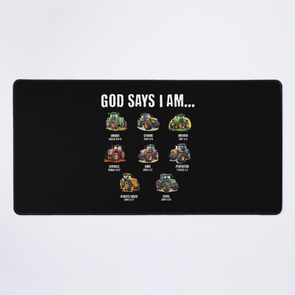 Item preview, God Says I Am Christian Toddler Kids Tractor designed and sold by AlbertaDana.