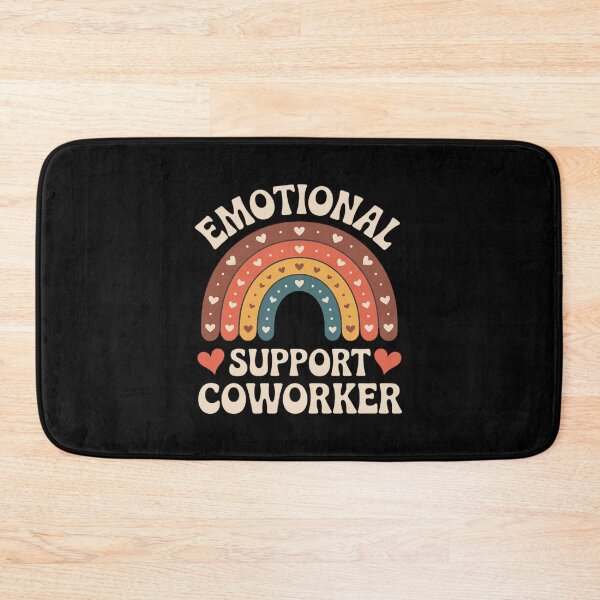 Item preview, Emotional Support Coworker Office Rainbow designed and sold by Rotasiin.