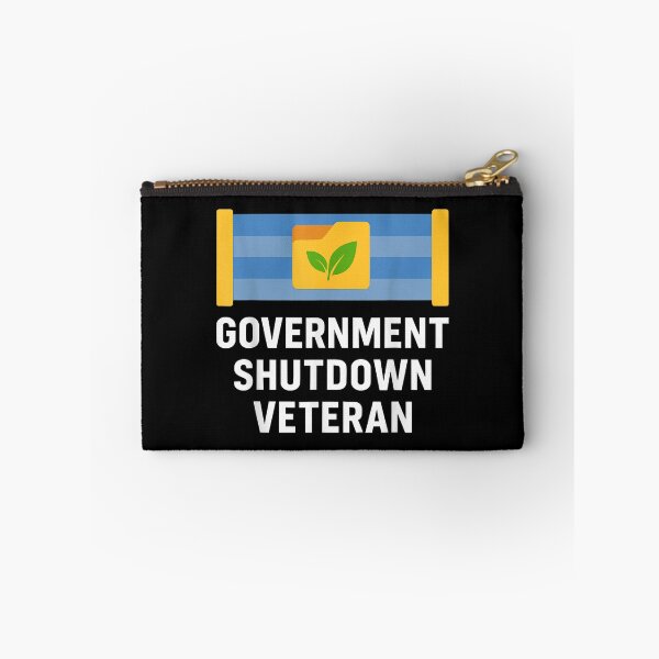 Item preview, Government Shutdown Veteran - Retro Protest designed and sold by SetlockSis41.