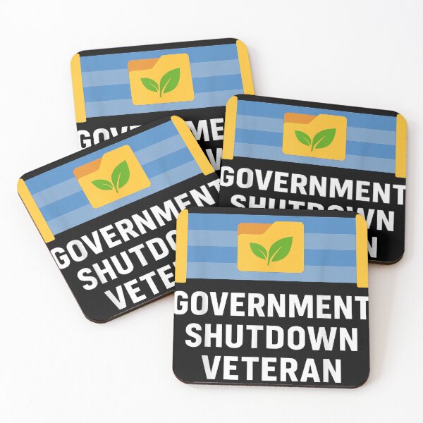 Item preview, Government Shutdown Veteran - Retro Protest designed and sold by SetlockSis41.