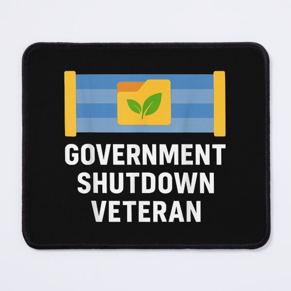 Item preview, Government Shutdown Veteran - Retro Protest designed and sold by SetlockSis41.