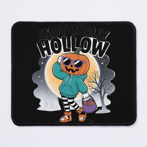 Item preview, Emotionally Hollow Pumpkin Head Emo Halloween Aesthetic designed and sold by Rotasiin.