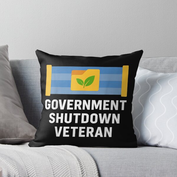 Item preview, Government Shutdown Veteran - Retro Protest designed and sold by SetlockSis41.