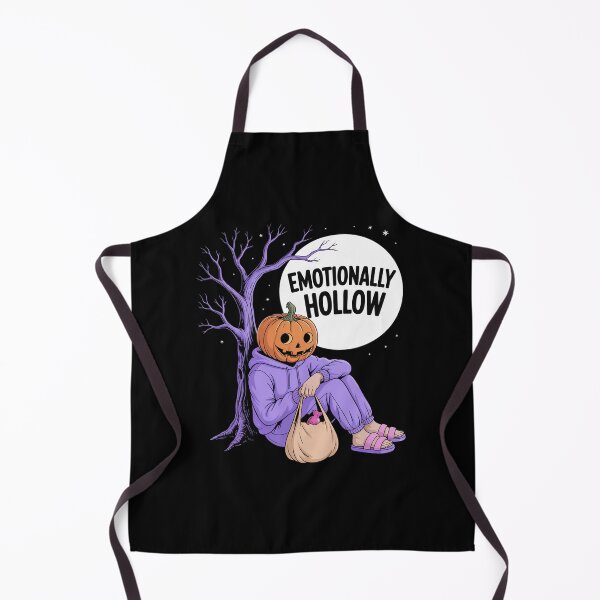 Item preview, Emotionally Hollow Pumpkin Head Emo Halloween designed and sold by Rotasiin.