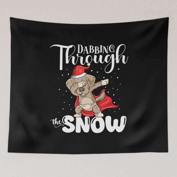 Item preview, Dog Dabbing Through The Snow Funny Xmas Holiday Costume designed and sold by BeulahJoseph.