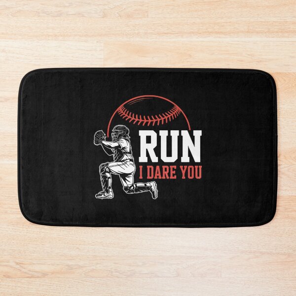 Item preview, Run I Dare You Baseball Catcher Fans Boastful Fun Fall Game designed and sold by PatsyMargie.