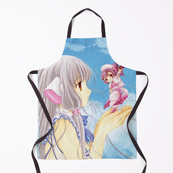 Item preview, Gentle Sky Girl & Tiny Fairy Companion – Pastel Fantasy Anime Art designed and sold by bunnyreeaa.