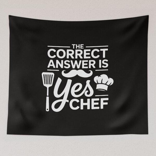 Item preview, The Correct Answer Is Yes Chef designed and sold by silladive.