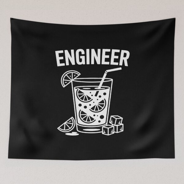 Item preview, Engineer Gin Lime Drink Illustration Cocktail designed and sold by Rotasiin.
