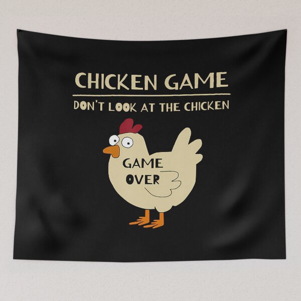 Item preview, Chicken Game Funny Chicken designed and sold by StephanieSophie.