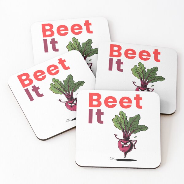 Item preview, Beet It collection of homophone T-shirt designed and sold by BandGTees.