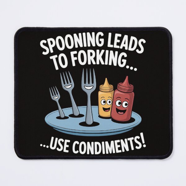 Item preview, Spooning Leads To Forking Adult Innuendo Gift designed and sold by silladive.