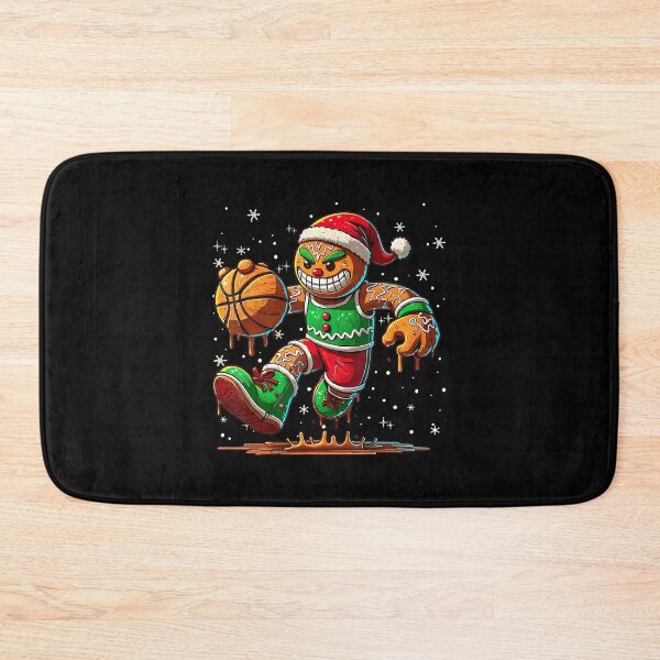 Item preview, Christmas Gingerbread Man Sports Player Cool Basketball Xmas designed and sold by BeulahJoseph.