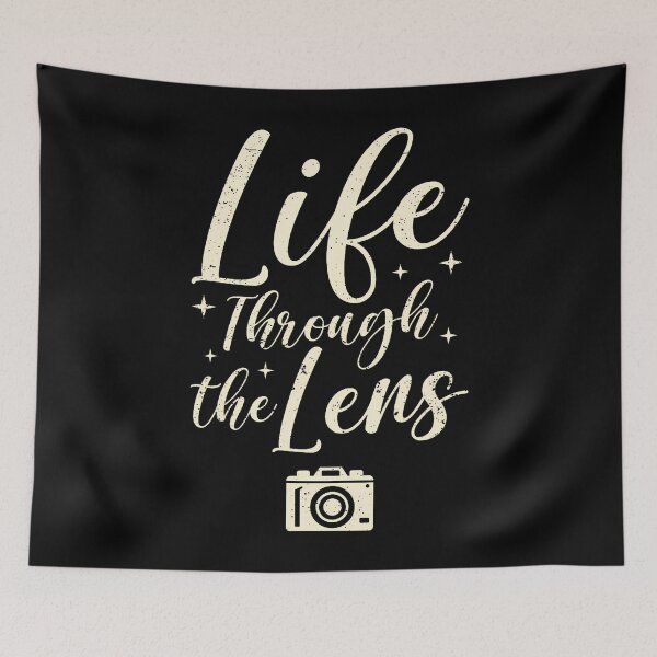 Item preview, Photographer Life Through The Lens Photography Camera designed and sold by EstherDiane.