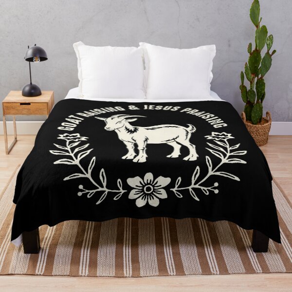 Item preview, Goat Raising And Jesus Praising Farmer Farming Goat Lover designed and sold by LucilleAntoi.