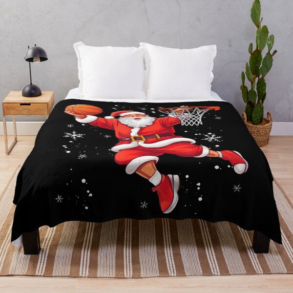 Item preview, Funny Santa Claus Playing Basketball Merry Christmas Boys designed and sold by StephanieSophie.