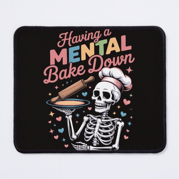 Item preview, Skeleton Baker Baking Lover Groovy Having A Mental Bake Down designed and sold by silladive.