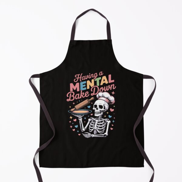 Item preview, Skeleton Baker Baking Lover Groovy Having A Mental Bake Down designed and sold by silladive.
